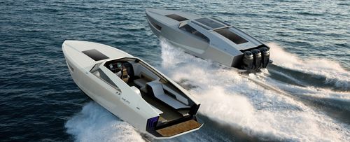 Barco cabinado stern-drive - GTO 42 - Flying Flipper - diésel / bimotor / open