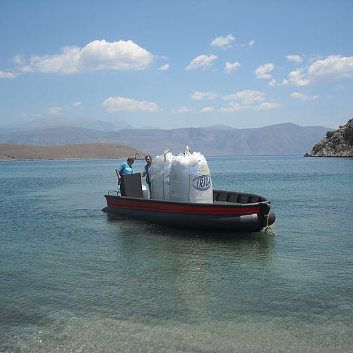 Barco profesional barco de trabajo - gesikat - barco para acuicultura / fueraborda / de PEAD