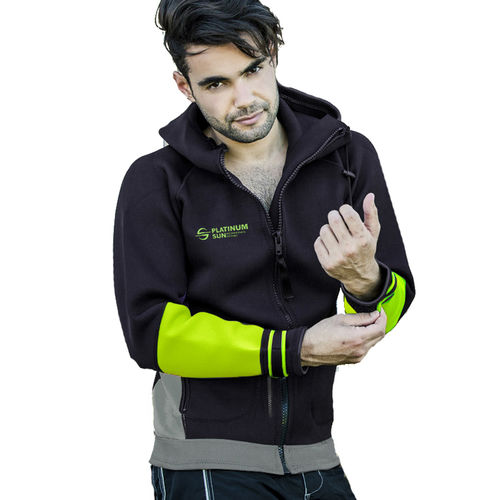 Chaqueta de navegación - Neon Green - Platinum Sun - de buceo / de pesca / térmica