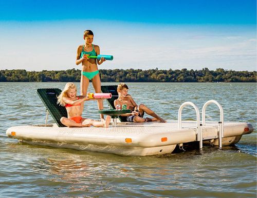 Plataforma de baño - 300073-1 - Wave Armor - para puerto deportivo / para centro de ocio