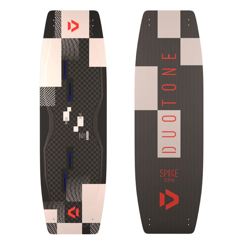 Tabla de kitesurf twin-tip - SPIKE TEXTREME - Duotone - de freeride / de viento suave / quad fin
