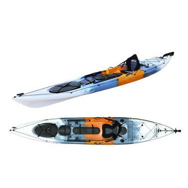 Kayak sit-on-top - MALBEC 14 - ALPINE SRL - de pesca / para adulto / 1 plaza