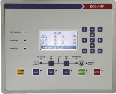 Panel de mando para buque - ECO – AMF - Stucke Elektronik GmbH - para grupo electrógeno