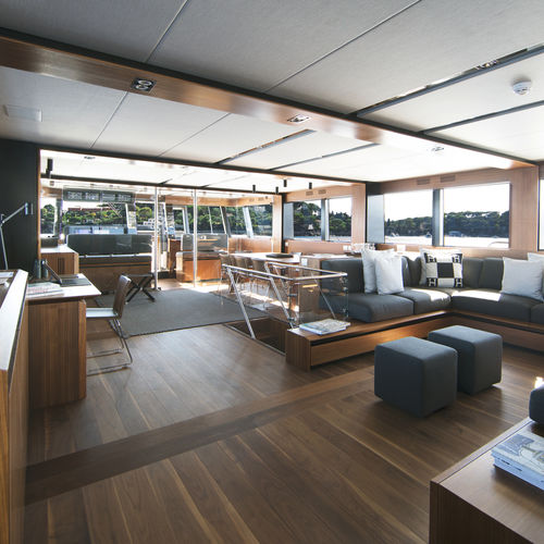 Revestimiento de suelo para yate - WALNUT USA - mafi Naturholzboden GmbH - para barco