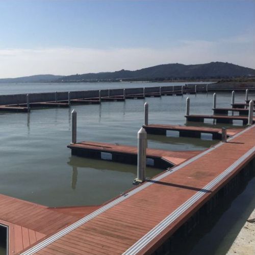 Pantalán flotante - Shanghai Qihua Waterborne Engineering Construction Co., Ltd - de amarre / para puerto deportivo / de madera