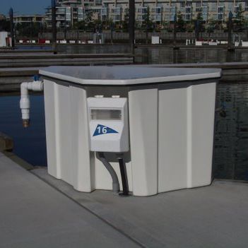 Caja de almacenamiento para pantalán - Quayside - International Marine Floatation Systems, Inc. (IMFS)