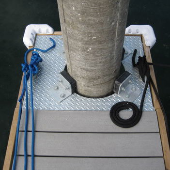 Anilla para pilote para pantalán - Thunderbird - International Marine Floatation Systems, Inc. (IMFS)