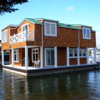 Casa flotante modular - Cadranell - International Marine Floatation Systems, Inc. (IMFS)
