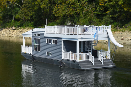 Barco casa intraborda - Tiny - Harbor Cottage Houseboats - 6 personas máx.