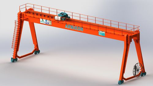 Grúa portuaria - ARNIKON MUHENDISLIK YAPI MAKINE SANAYI VE TICARET LIMITED SIRKETI - para astillero naval / montada sobre monorial / de pórtico