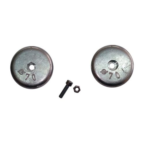 Ánodo de protección para barco - NDP70 - ZINC-IT - para buque / de zinc / para flap