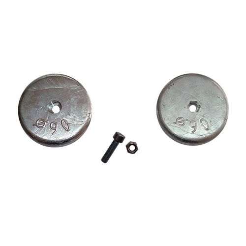 Ánodo de protección para barco - NDP90 - ZINC-IT - para buque / de zinc / para flap