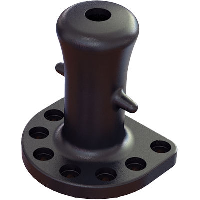 Bolardo de amarre para terminal portuaria - Single Bitt - GLEN ENGINEERING - de acero colado / de hierro fundido