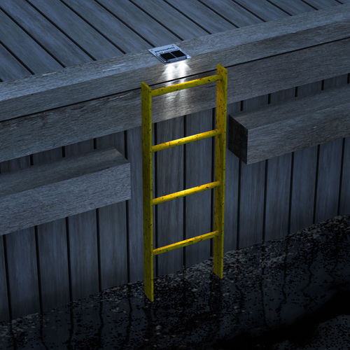 Iluminación para pantalanes LED - marinaLightUnit - PORT-SAFETY - solar