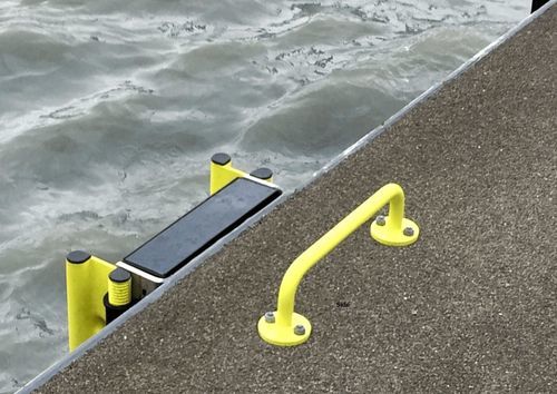 Pasamano para pantalán - Handhold - PORT-SAFETY - de acero inoxidable / para muelle
