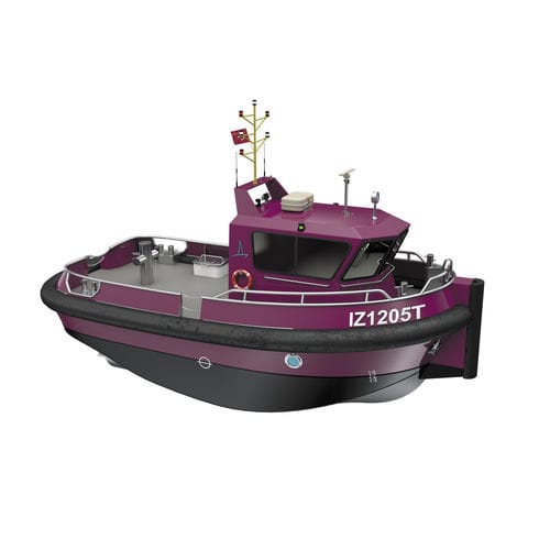 Barco profesional minirremolcador - IZ 1205 HDPE T - Izmir Shipyard - intraborda / de PEHD