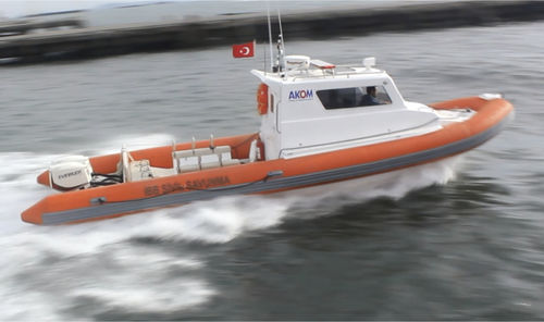 Barco profesional embarcación piloto - IZ 970 - Izmir Shipyard - fueraborda / GRP / RHIB