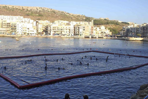 Piscina flotante - JUMBO - OCEANDREAMS MEDITERRANEO SL - a medida / antimedusas