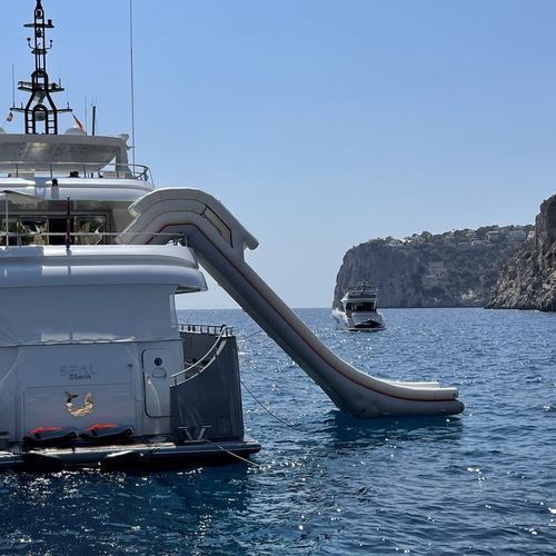 Juego acuático tobogán - OCEANDREAMS MEDITERRANEO SL - para yate / inflable