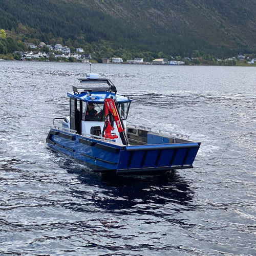 Barco profesional embarcación de servicio - OXpro AL8 SC - Hatløy Maritime AS - fueraborda / de aluminio