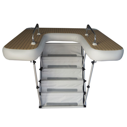 Escalera para yate - Infinity Air Stairs - SEARAFT - plegable / móvil / de baño