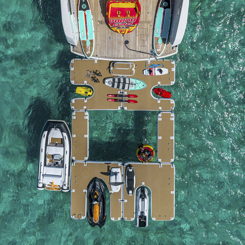 Piscina flotante - SEARAFT - modular / para yate
