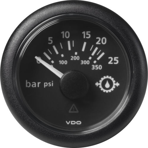 Indicador para barco - ViewLine - VERATRON - de presión de aceite / analógico / para transmisión marina