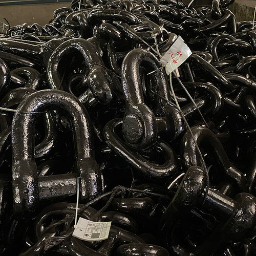 Grillete para buque lira - Wuhan Jiangnan Anchor Chain CO,.LTD - recto / con giratorio / de ensamblaje para cadena