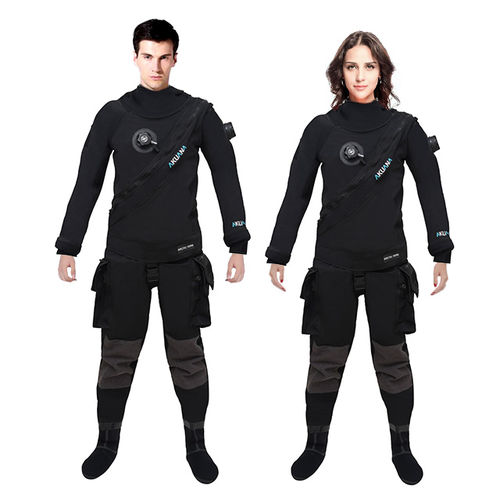 Traje seco de buceo - Arctic Tern - AKUANA - de manga larga / de una pieza / unisex