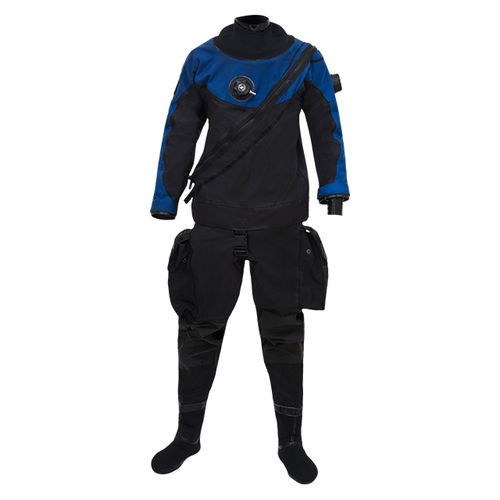 Traje seco de buceo - Matrix - AKUANA - de manga larga / de una pieza / unisex