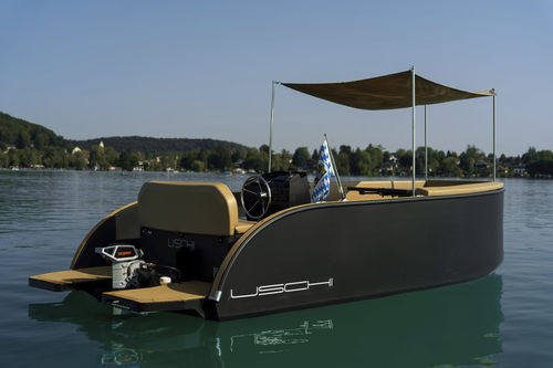 Barco open fueraborda - ZX 20 - Futuro Boats - eléctrico / gasolina / con consola central