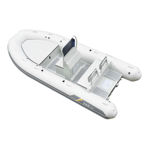 Embarcación neumática fueraborda - LUX RIDER 14 - MS Marine GmbH - RIB / con consola central / rápida