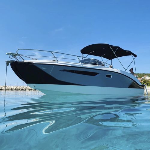 Cabin-cruiser fueraborda - Dylet 85 - Cantiere Nautica Trimarchi Srl - open / 9 personas máx. / con solárium