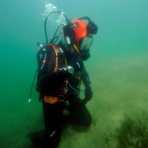 Casco de buceo de uso profesional - DSL B-2 - COMPOSITE - Beat Engel