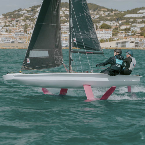Barco de vela ligera doble - FUN VERSION - Birdyfish - con foil / de recreo