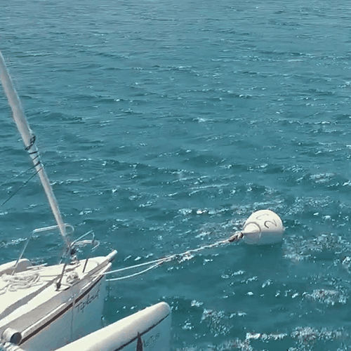 Boya de fondeo - OceanSpot  - NauticSpot - para alta mar / oval / blanca
