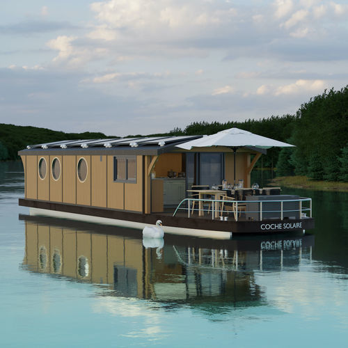 Barco casa catamarán - COCHE SOLAIRE - META YACHTS - intraborda / eléctrico / con 2 camarotes