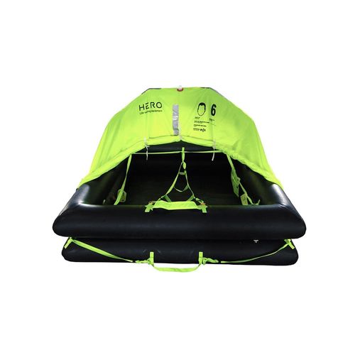 Balsa salvavidas para barco - 120 series - HERO LIFESAVING EQUIPMENT - costero / para 6 personas / para 8 personas