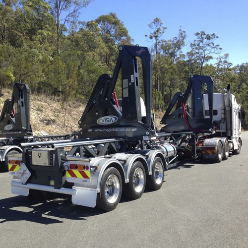 Remolque portacontenedores - HC4020 - SWINGLIFT - para astillero naval / para terminal portuaria / de carga lateral