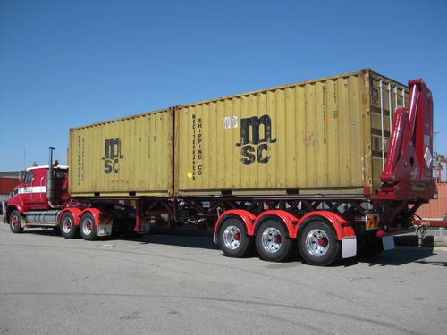Remolque de carretera - HC4020-RT - SWINGLIFT - portacontenedores / para astillero naval / para terminal portuaria
