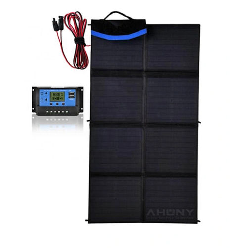Panel solar plegable - eMobi F160w - SHENZHEN AHONY POWER CO.,LTD - de silicio monocristalino / para barco / portátil