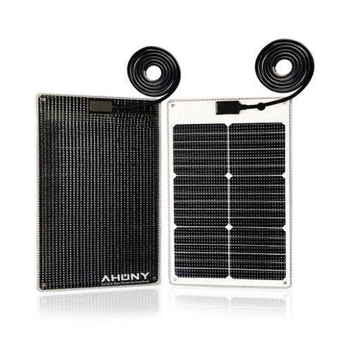 Panel solar semiflexible - eMarvel-20w - SHENZHEN AHONY POWER CO.,LTD - de silicio monocristalino / 36 células / para barco