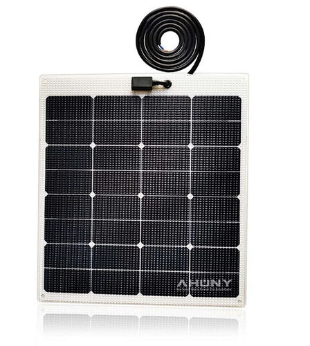 Panel solar rígido - eMarvel-60W - SHENZHEN AHONY POWER CO.,LTD - de silicio monocristalino / 36 células / para barco