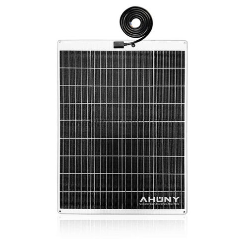 Panel solar semiflexible - eMarvel M150w - SHENZHEN AHONY POWER CO.,LTD - de silicio monocristalino / 36 células / para barco