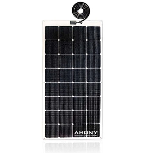Panel solar semiflexible - eMarvel 120w - SHENZHEN AHONY POWER CO.,LTD - de silicio monocristalino / 32 células / para barco