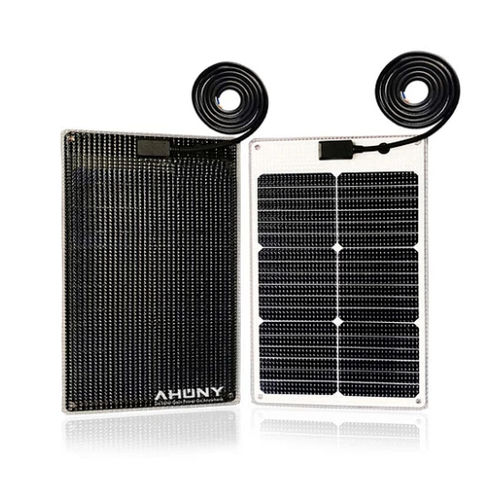 Panel solar semiflexible - eMarvel 20w - SHENZHEN AHONY POWER CO.,LTD - de silicio monocristalino / 32 células / para barco
