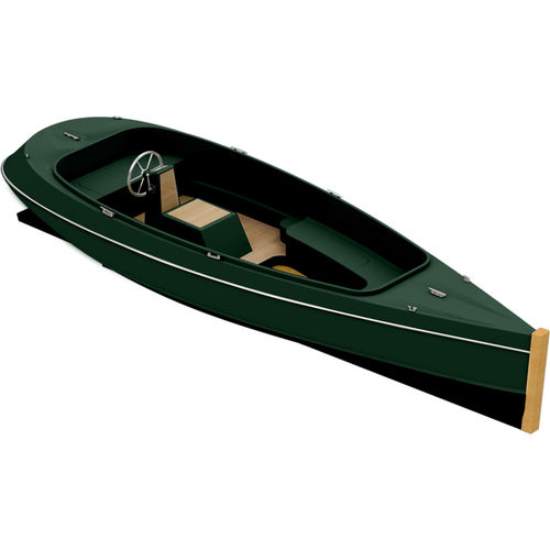 Bote intraborda - BLIXEM - Blixem Boats - eléctrico / con consola central / de madera