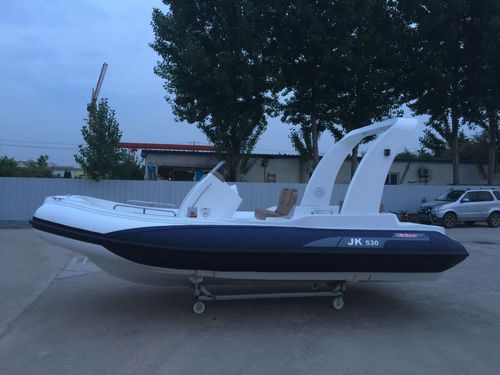Embarcación neumática fueraborda - SK-RIB530 LUX  - qingdao sk marine & equipments - gasolina / semirrígida / open