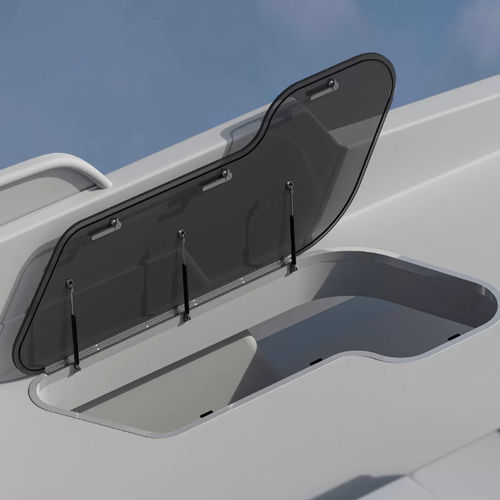 Puerta para yate - Custom Flex - parema - para barco / de aluminio / de fibra acrílica
