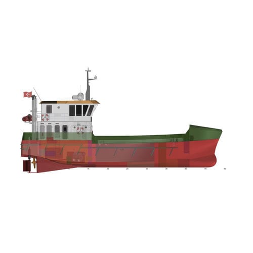 Barco profesional barco para acuicultura - FSV240 - Nova Shipyard - de acero